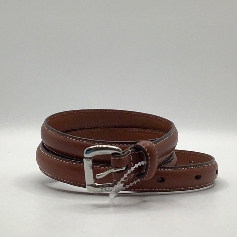 🤎NWOT🤎Ralph Lauren Thin Brown Leather Belt